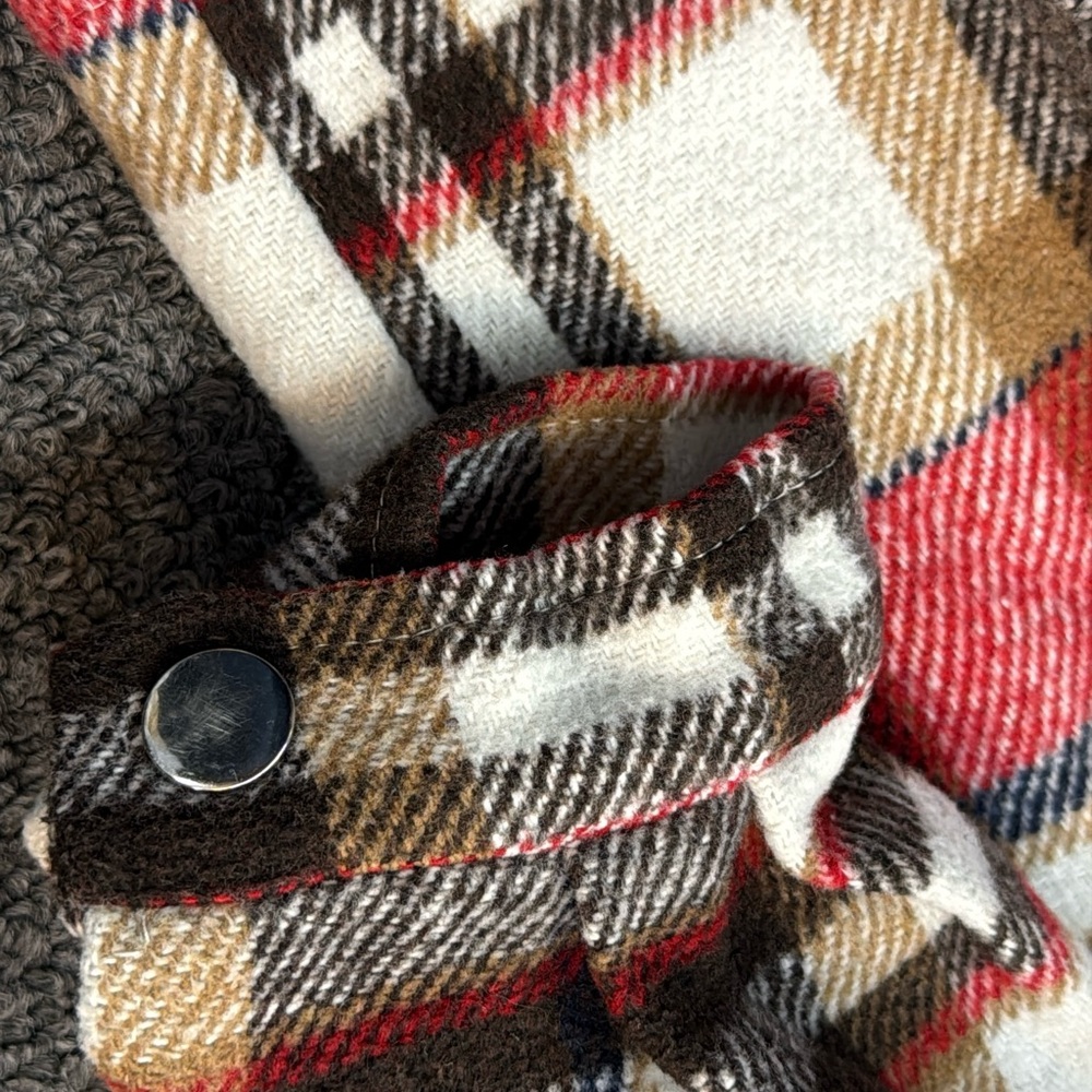 Plaid Button-Up Shacket - Picture 8 of 8